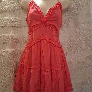 THE IMPECCABLE PIG Pink Ruffle Dress